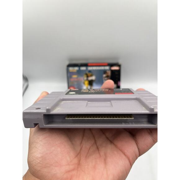 Tommy Moe's Winter Extreme: Skiing & Snowboarding Super Nintendo SNES Complete! - Picture 10 of 16